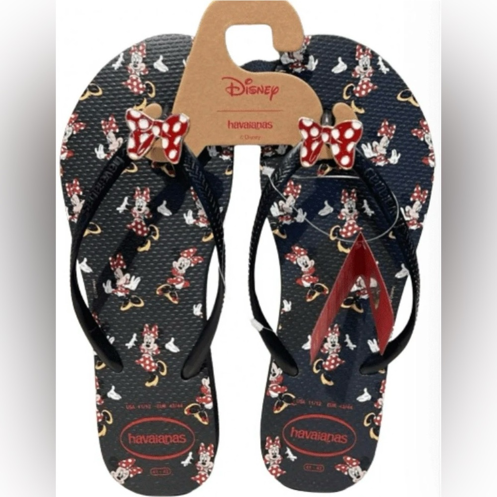 Disney x Havaianas Minnie Red Bow Flip Flops